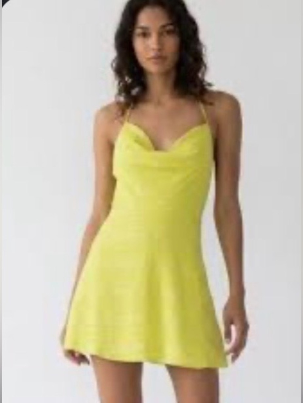 NBD Neon Yellow Mini Dress